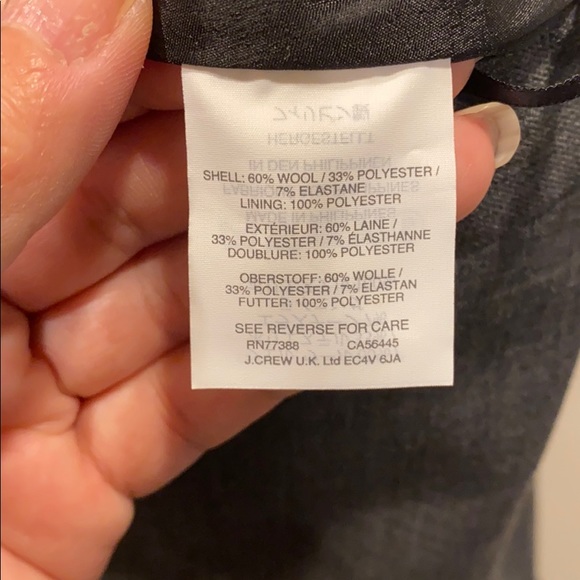 JCrew - Gray Wool Ruffled Skirt - Picture 3 of 4